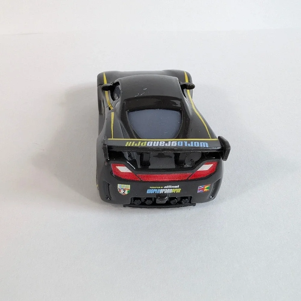 Disney Pixar Cars Mattel Lewis Hamilton World Grand Prix Diecast Black Toy Car